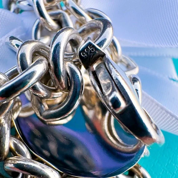 Tiffany & Co. Oval Tag Choker Necklace Return to Tiffany - Picture 5 of 5